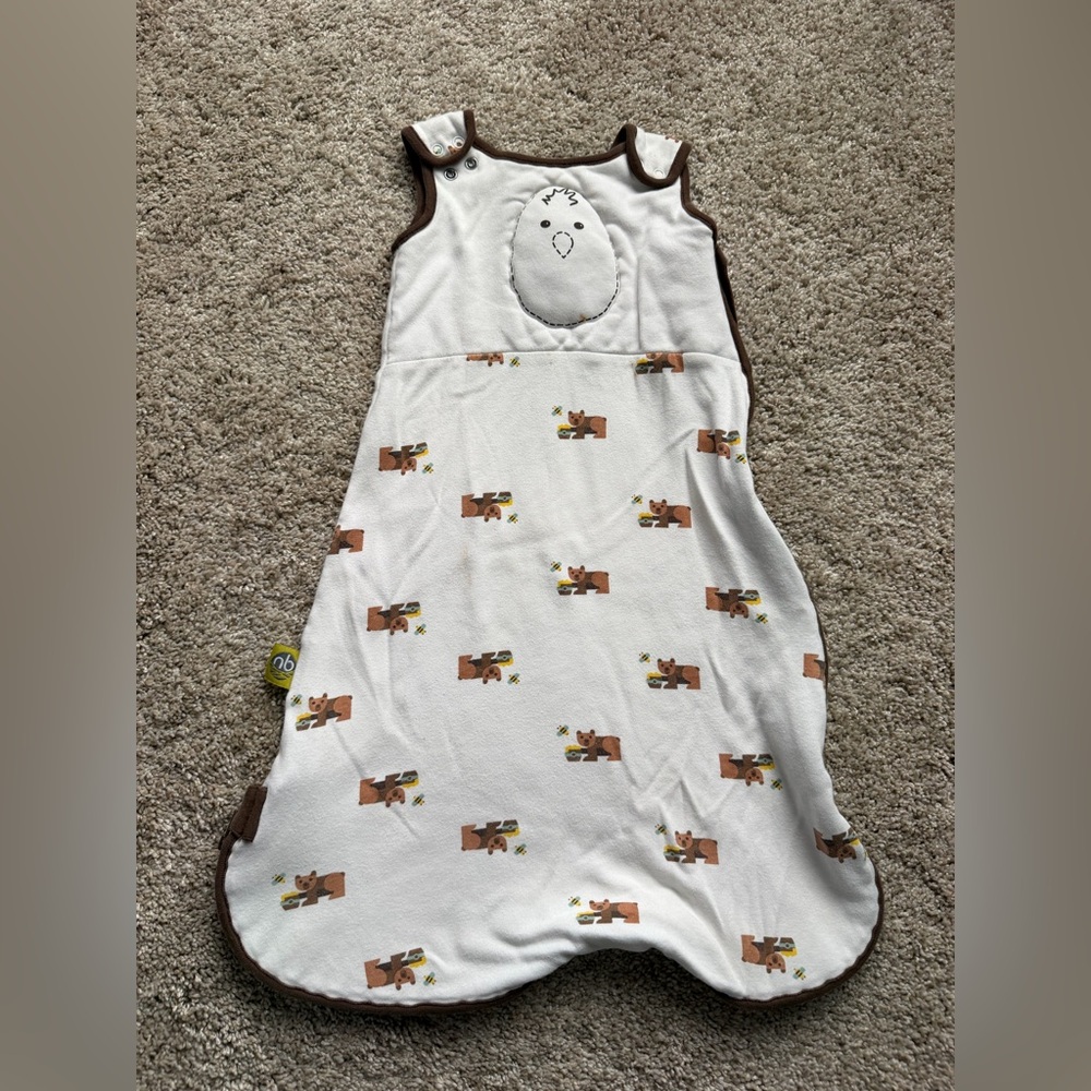 Nested Bean Baby Wearable Blanket Sleep Sack Small  3-6 Months Honey Bear Bee